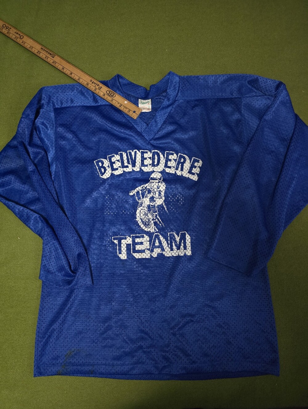 Vintage 80's Bmx Belvedre Team Jersey